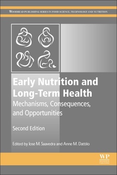 Couverture de l’ouvrage Early Nutrition and Long-Term Health