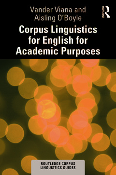 Couverture de l’ouvrage Corpus Linguistics for English for Academic Purposes