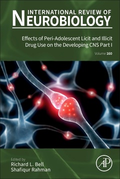 Couverture de l’ouvrage Effects of Peri-Adolescent Licit and Illicit Drug Use on the Developing CNS Part I