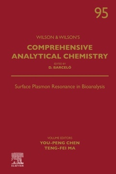 Couverture de l’ouvrage Surface Plasmon Resonance in Bioanalysis