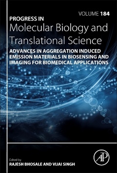 Couverture de l’ouvrage Advances in Aggregation Induced Emission Materials in Biosensing and Imaging for Biomedical Applications - Part A