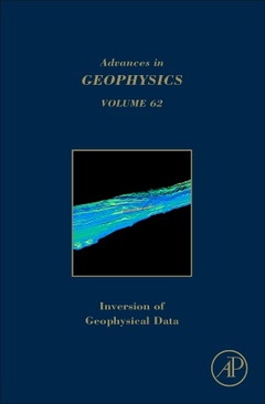 Couverture de l’ouvrage Inversion of Geophysical Data