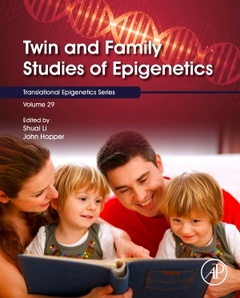 Couverture de l’ouvrage Twin and Family Studies of Epigenetics