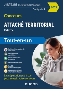 Cover of the book Concours Attaché territorial externe 2022 - Tout-en-un