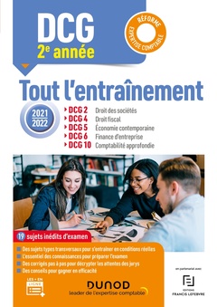 Cover of the book Année 2 : DCG 2-4-5-6-10 - Tout l'entraînement 2021/2022