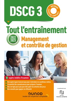 Cover of the book DSCG 3 - Management et contrôle de gestion - Tout l'entraînement 2022-2023