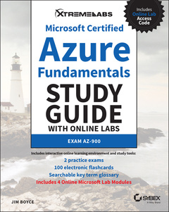 Couverture de l’ouvrage Microsoft Certified Azure Fundamentals Study Guide with Online Labs
