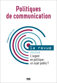 Couverture de l’ouvrage POLITIQUES DE COMMUNICATION - NUMERO 15