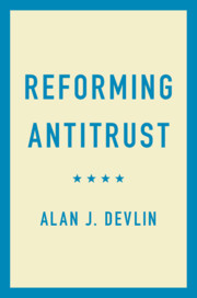 Couverture de l’ouvrage Reforming Antitrust