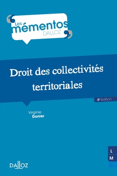 Cover of the book Droit des collectivités territoriales. 4e éd.