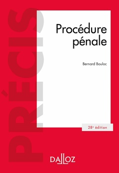 Cover of the book Procédure pénale. 28e éd.