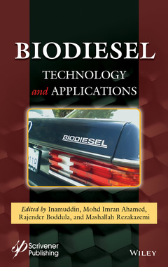 Couverture de l’ouvrage Biodiesel Technology and Applications