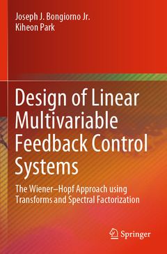 Couverture de l’ouvrage Design of Linear Multivariable Feedback Control Systems