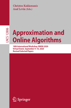 Couverture de l’ouvrage Approximation and Online Algorithms