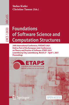 Cover of the book Foundations of Software Science and Computation Structures