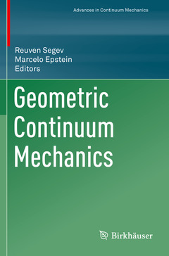 Cover of the book Geometric Continuum Mechanics