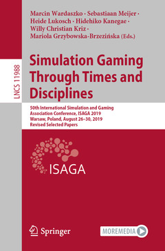 Couverture de l’ouvrage Simulation Gaming Through Times and Disciplines