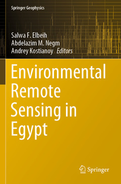 Couverture de l’ouvrage Environmental Remote Sensing in Egypt