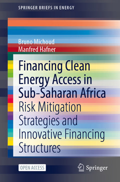 Couverture de l’ouvrage Financing Clean Energy Access in Sub-Saharan Africa