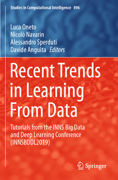 Couverture de l’ouvrage Recent Trends in Learning From Data