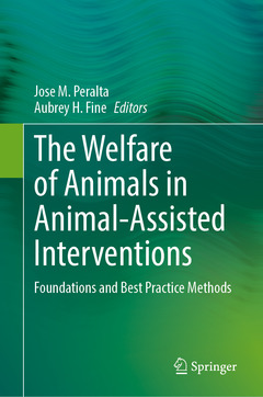 Couverture de l’ouvrage The Welfare of Animals in Animal-Assisted Interventions