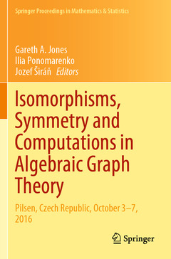 Couverture de l’ouvrage Isomorphisms, Symmetry and Computations in Algebraic Graph Theory