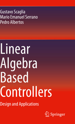 Couverture de l’ouvrage Linear Algebra Based Controllers