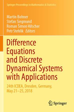 Couverture de l’ouvrage Difference Equations and Discrete Dynamical Systems with Applications