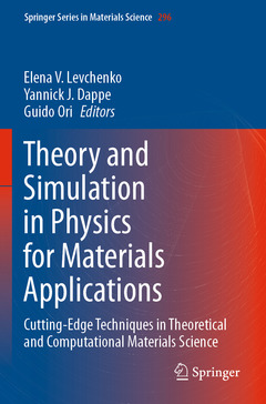 Cover of the book Theory and Simulation in Physics for Materials Applications
