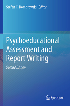 Couverture de l’ouvrage Psychoeducational Assessment and Report Writing