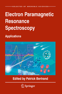 Couverture de l’ouvrage Electron Paramagnetic Resonance Spectroscopy