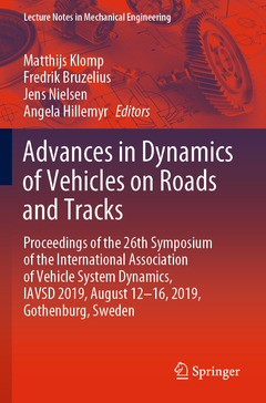Couverture de l’ouvrage Advances in Dynamics of Vehicles on Roads and Tracks