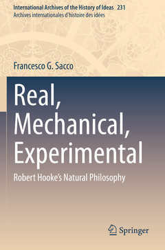 Couverture de l’ouvrage Real, Mechanical, Experimental