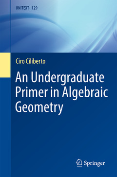 Couverture de l’ouvrage An Undergraduate Primer in Algebraic Geometry