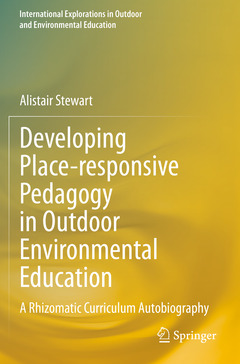 Couverture de l’ouvrage Developing Place-responsive Pedagogy in Outdoor Environmental Education 