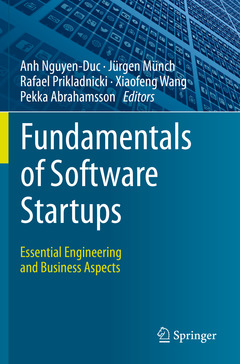 Couverture de l’ouvrage Fundamentals of Software Startups