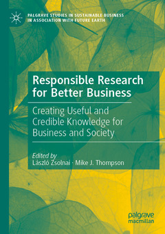Cover of the book Responsible Research for Better Business