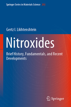 Couverture de l’ouvrage Nitroxides