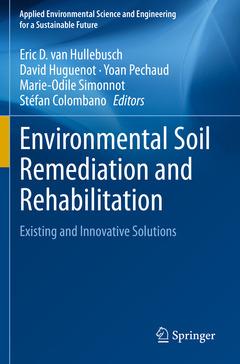 Couverture de l’ouvrage Environmental Soil Remediation and Rehabilitation