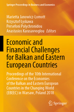 Couverture de l’ouvrage Economic and Financial Challenges for Balkan and Eastern European Countries