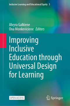 Couverture de l’ouvrage Improving Inclusive Education through Universal Design for Learning