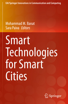 Couverture de l’ouvrage Smart Technologies for Smart Cities