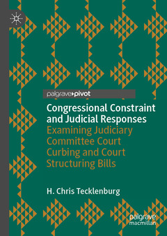 Couverture de l’ouvrage Congressional Constraint and Judicial Responses