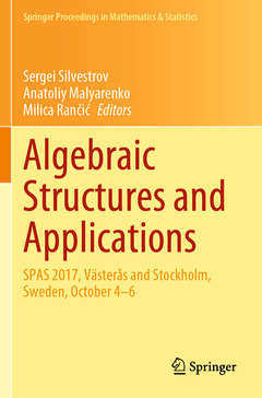 Couverture de l’ouvrage Algebraic Structures and Applications