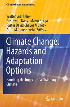 Couverture de l’ouvrage Climate Change, Hazards and Adaptation Options