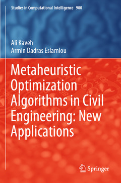 Couverture de l’ouvrage Metaheuristic Optimization Algorithms in Civil Engineering: New Applications