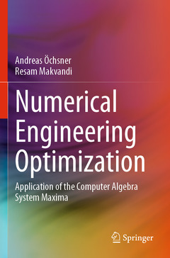 Couverture de l’ouvrage Numerical Engineering Optimization