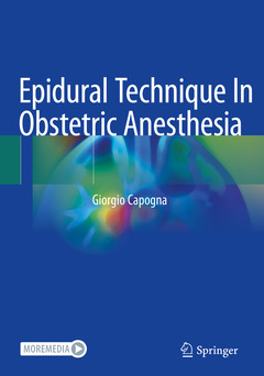 Couverture de l’ouvrage Epidural Technique In Obstetric Anesthesia