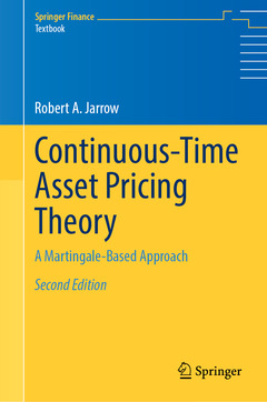 Couverture de l’ouvrage Continuous-Time Asset Pricing Theory