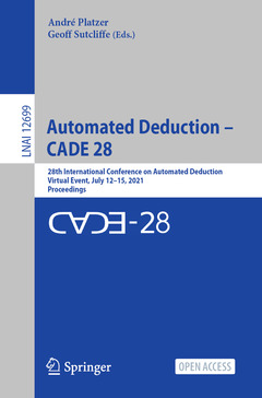 Couverture de l’ouvrage Automated Deduction – CADE 28